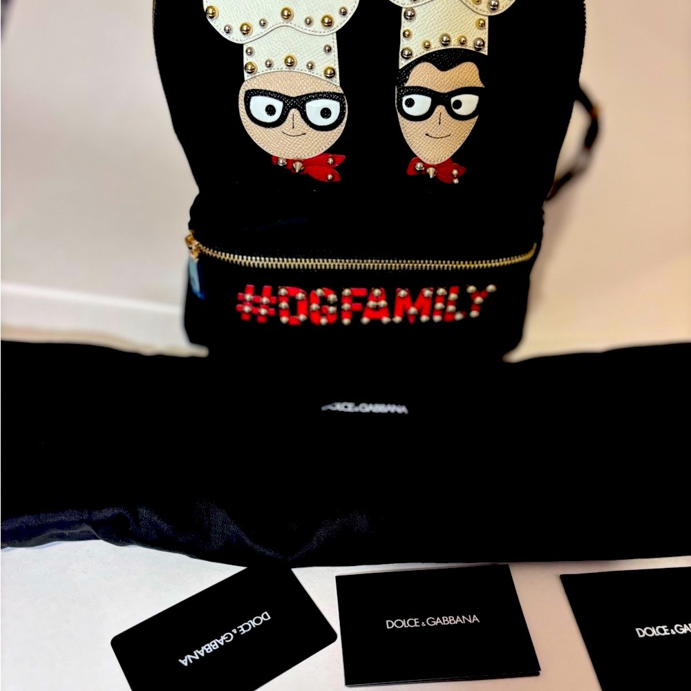 NWT $1700 Dolce & Gabbana Vulcano Women’s  Backpack 100% Authentic - Picture 3 of 17
